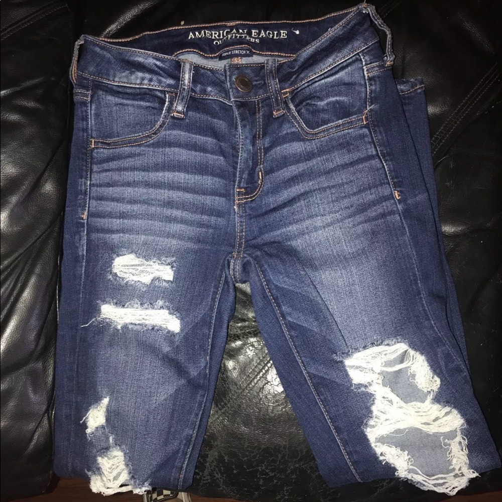 American Eagle distressed jeans